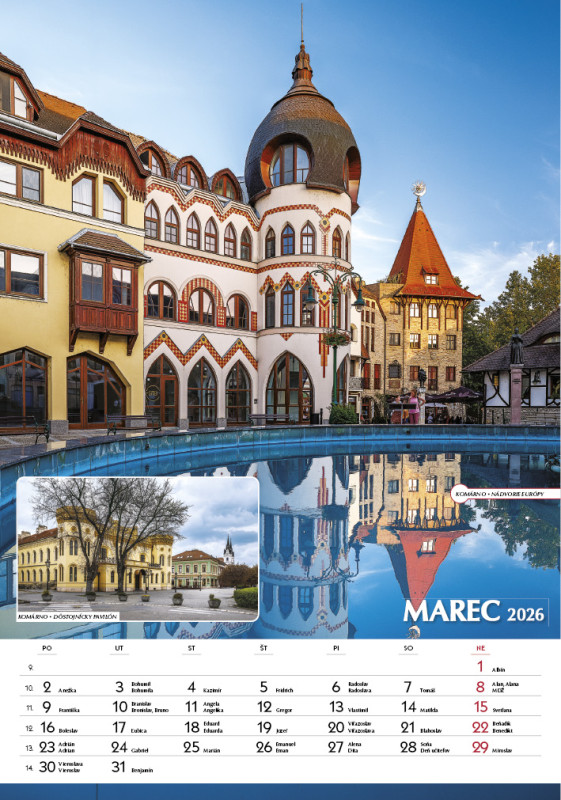 Nástenný kalendár Spoznávame Slovensko 2026 3