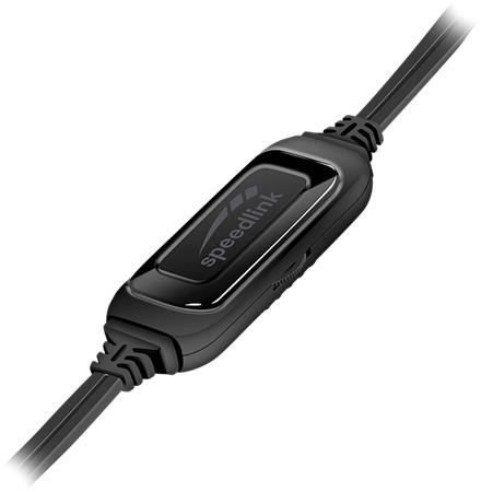 Slúchadlá s mikrofónom, káblové, herné, 3,5 mm jack, SPEEDLINK "Legatos", čierno-červené 4