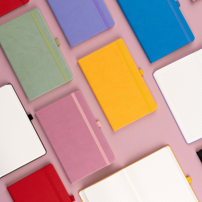 NOTIQUE Notes Žltá, bodkovaný, 13 x 21 cm 6