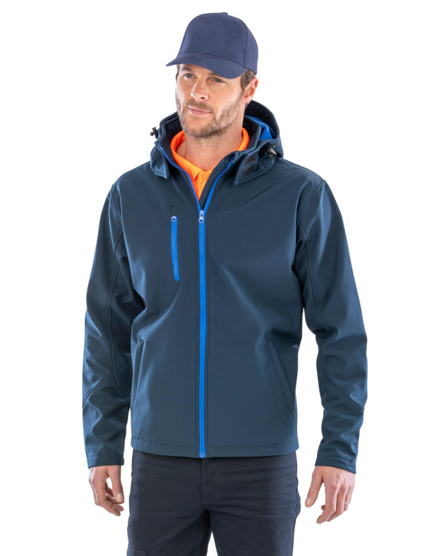 Pánska TX Performance Softshell bunda s kapucňou 6