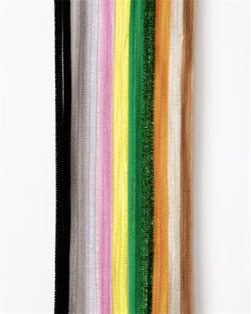 Žinilkové drôtiky, 50 cm, FOLIA "Safari", 10 rôznych farieb 2