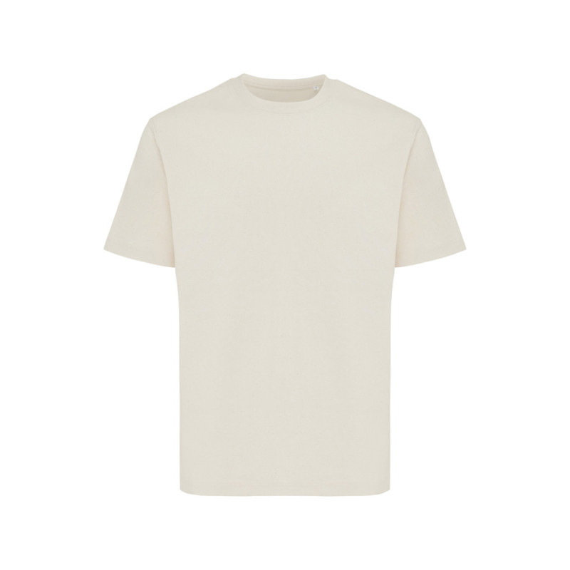 IQONIQ Nikko tričko z hrubej recyklovanej bavlny natural raw 4XL