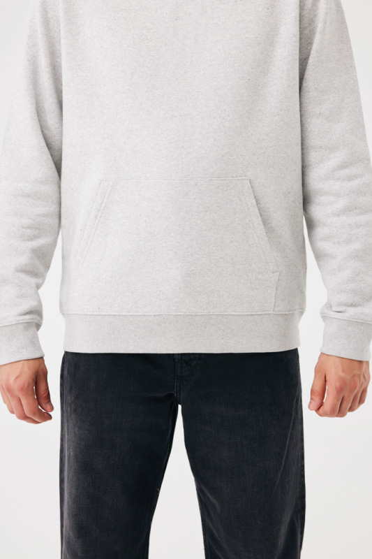 IQONIQ Joshua Unisex mikina s kapucňou z rec. bavlny light heather grey XS 10
