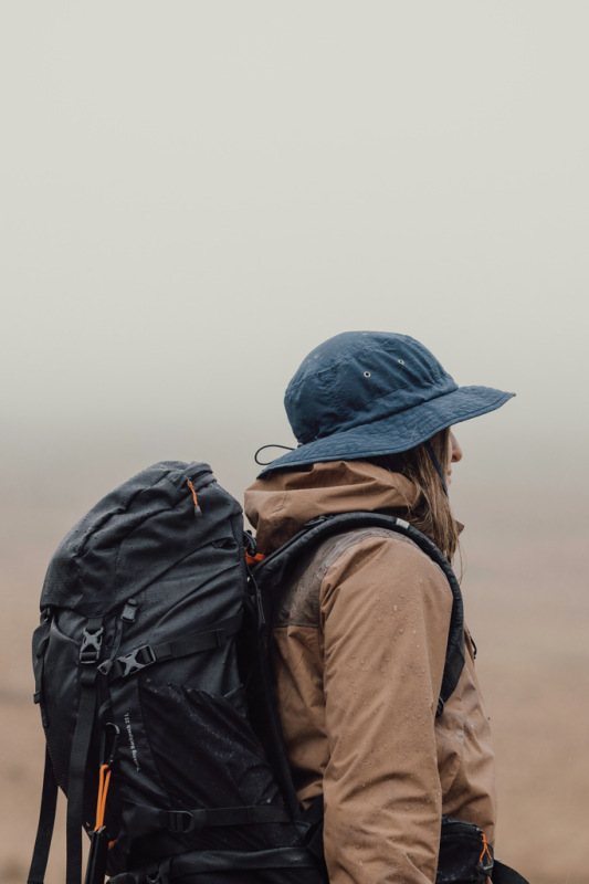 Nordic Drift RCS Horizon klobúk bucket hat UPF 50+ námornícka modrá 6