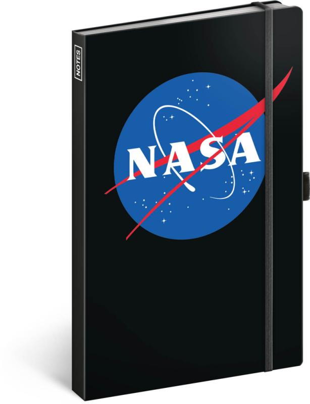 NOTIQUE Notes NASA, linajkovaný, 13 x 21 cm