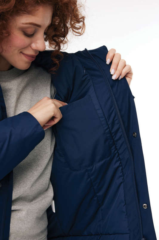 IQONIQ Thelon parka z recyklovaného polyesteru námornícka modrá XXL 14