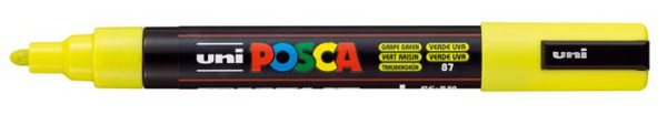 Dekoračný popisovač, 1,8-2,5 mm, UNI "Posca PC-5M", hroznovo zelený 2