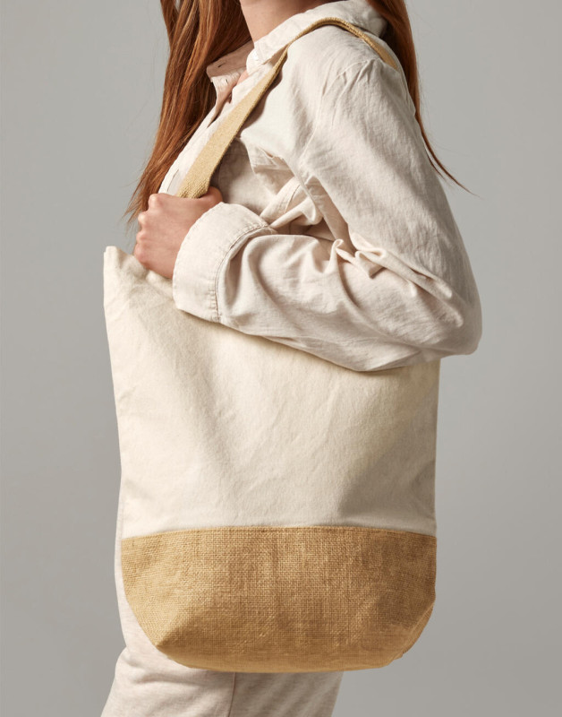 Taška Jute Base Canvas Shopper