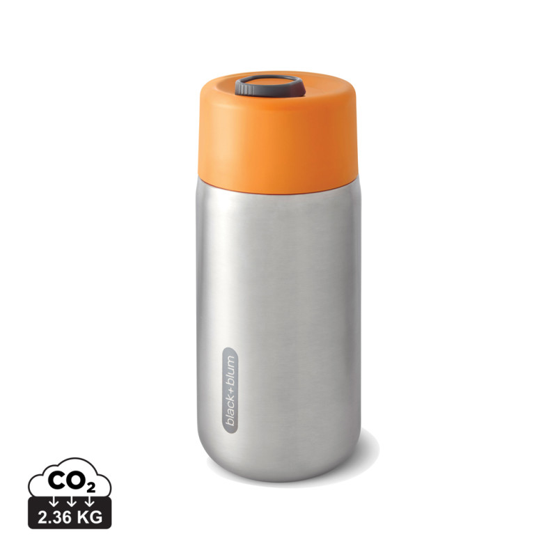 Cestovný nerezový termo hrnček 340ml Black+Blum oranžová