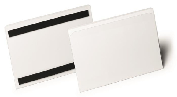 Logistické vrecko, magnetické, A5, hotizontálne, DURABLE "HARD COVER", priehľadné