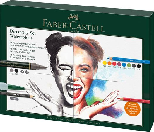 Sada pre akvarelovú techniku, FABER-CASTELL "Discovery Set Albrecht Dürer", 12 ks 1