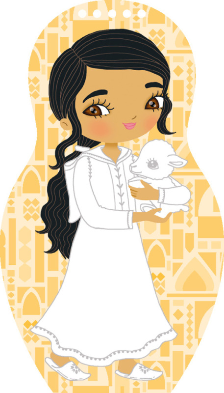 Obliekame marocké bábiky LOUNA – Maľovanky 1