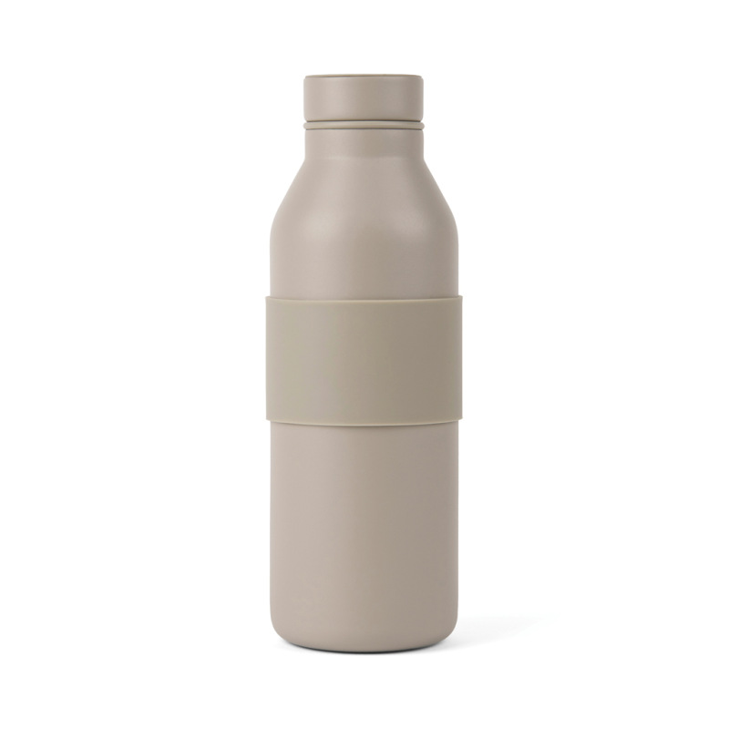 VINGA Niro RCS nerezová fľaša so silikónovým úchytom 500 ml béžová 3