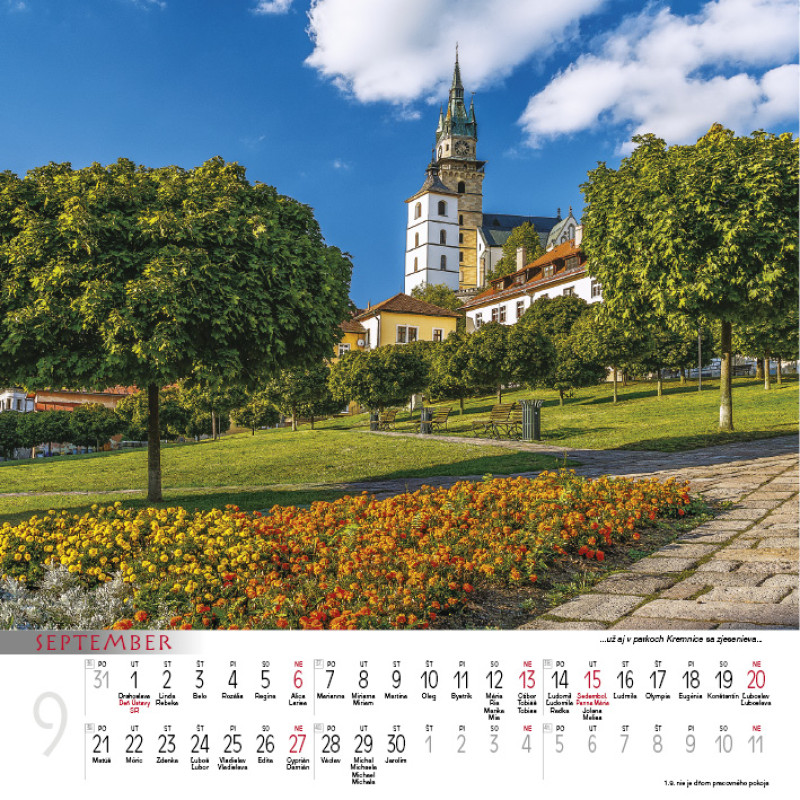 Nástenný kalendár Slovensko 2026 7