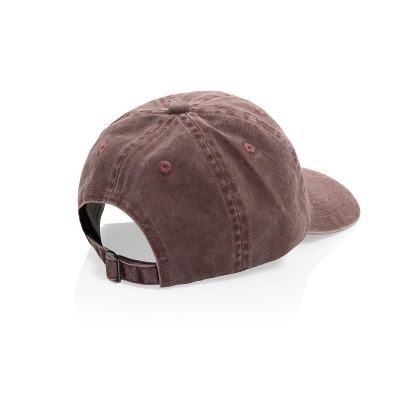 BEAU AWARE™ 6-panelová šiltovka z 270 gsm bavlneného twillu maroon 2