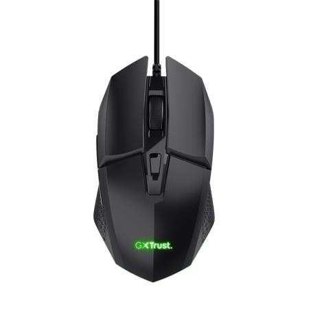Myš, drôtová, optická, gaming, LED, TRUST "GXT109 Felox", čierna 3