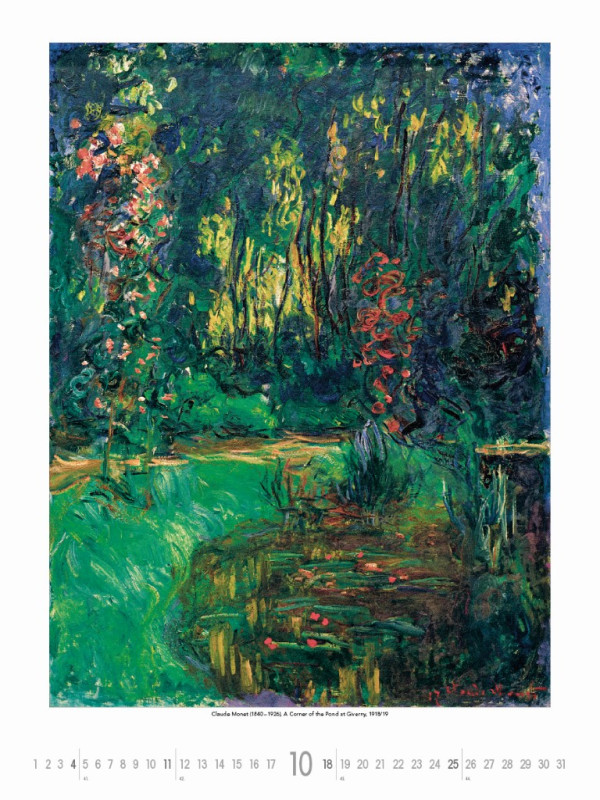 Nástenný kalendár Gardens Impressionism 2026 10