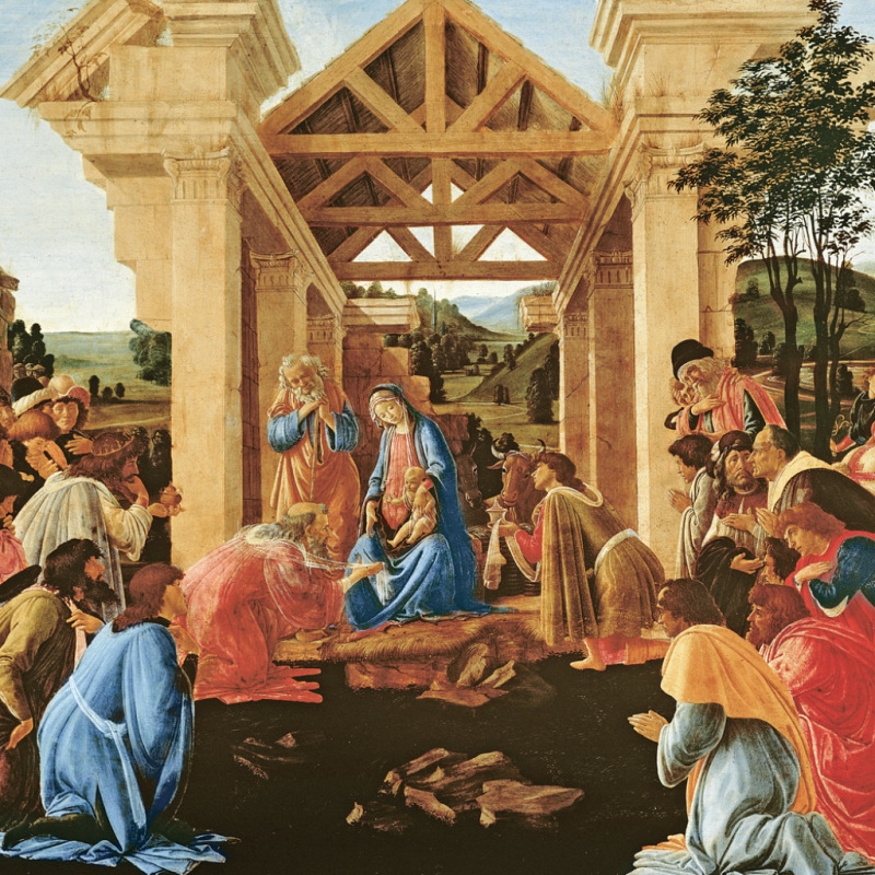 NOTIQUE Poznámkový kalendár Sandro Botticelli 2027, 30 x 30 cm 9