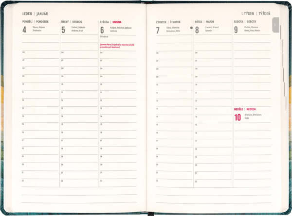 NOTIQUE 18-mesačný diár Petito – Spiaca líška 2026/2027, 11 x 16 cm 1