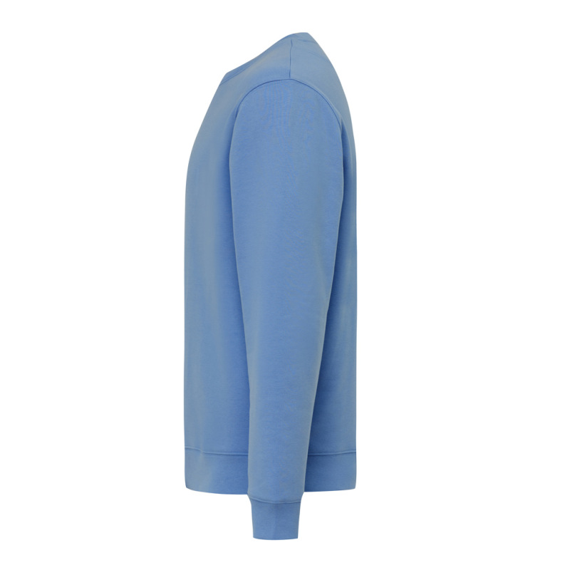 IQONIQ Toria Unisex mikina s okrúhl. výstrihom z rec. bavlny moon blue XXL 3
