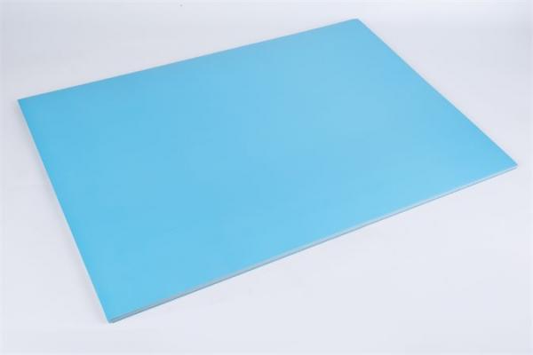 . Dekoračný kartón, 2 stranný, 48x68 cm, svetlomodrý