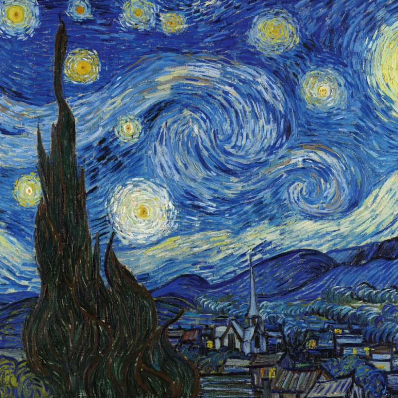 NOTIQUE Poznámkový kalendár Vincent van Gogh 2027, 30 x 30 cm 13