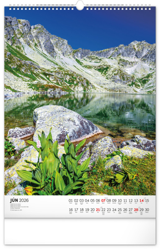 NOTIQUE Nástenný kalendár Národné parky Slovenska 2026, 33 x 46 cm 6