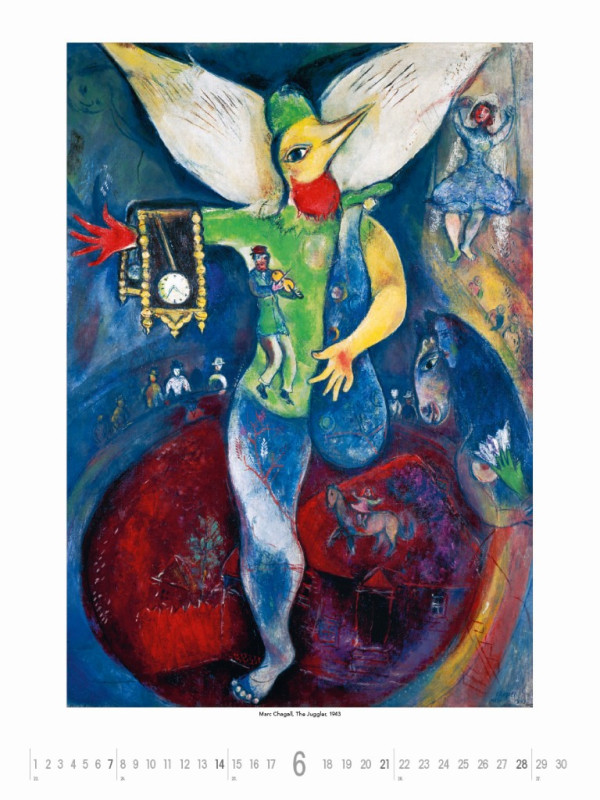 Nástenný kalendár Marc Chagall 2026 6
