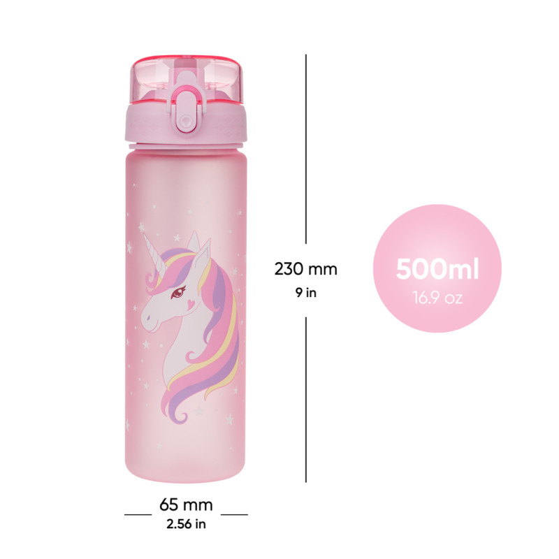 BAAGL Tritanová fľaša na nápoje Unicorn, 500 ml 5