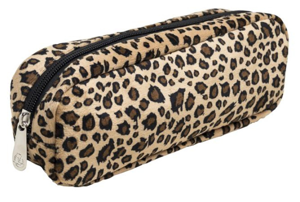 Peračník, na zips, hranatý, EXACOMPTA "Leopard"