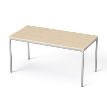 Stôl s kovovými nohami, 75x150cm, MAYAH "Freedom SV-39", javor