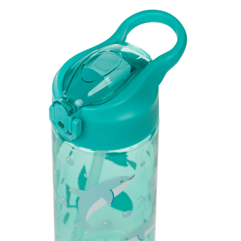 BAAGL Tritanová fľaša na nápoje so slamkou Delfín, 500 ml 2