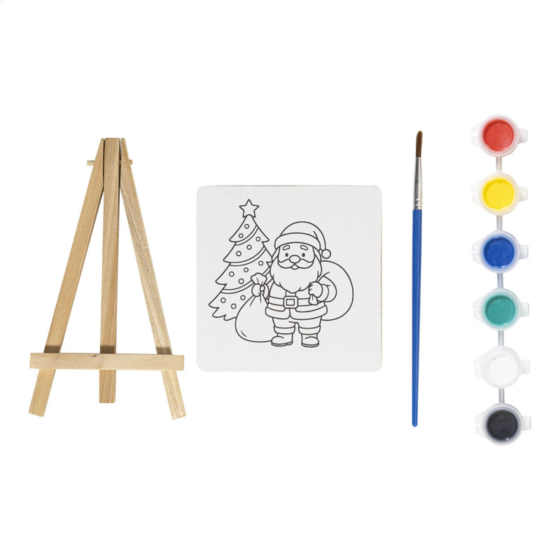 Malajul vianočný set na maľovanie 3