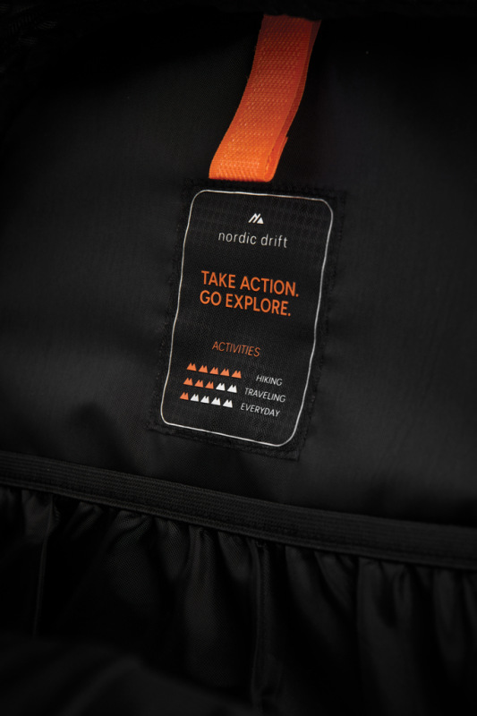 Nordic Drift Trail RCS batoh 33 l čierna 6