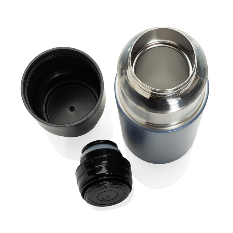 Thermocup RCS termosku z recykl. materiálov s pohárom 500ml námornícka modrá 4