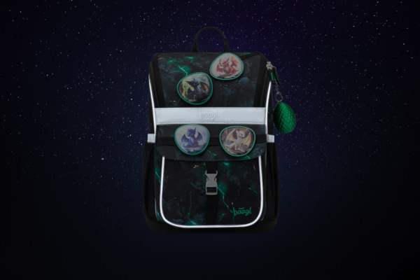 BAAGL SADA 5 Zippy Draci: aktovka, peračník, vrecko, zástera, peňaženka 6