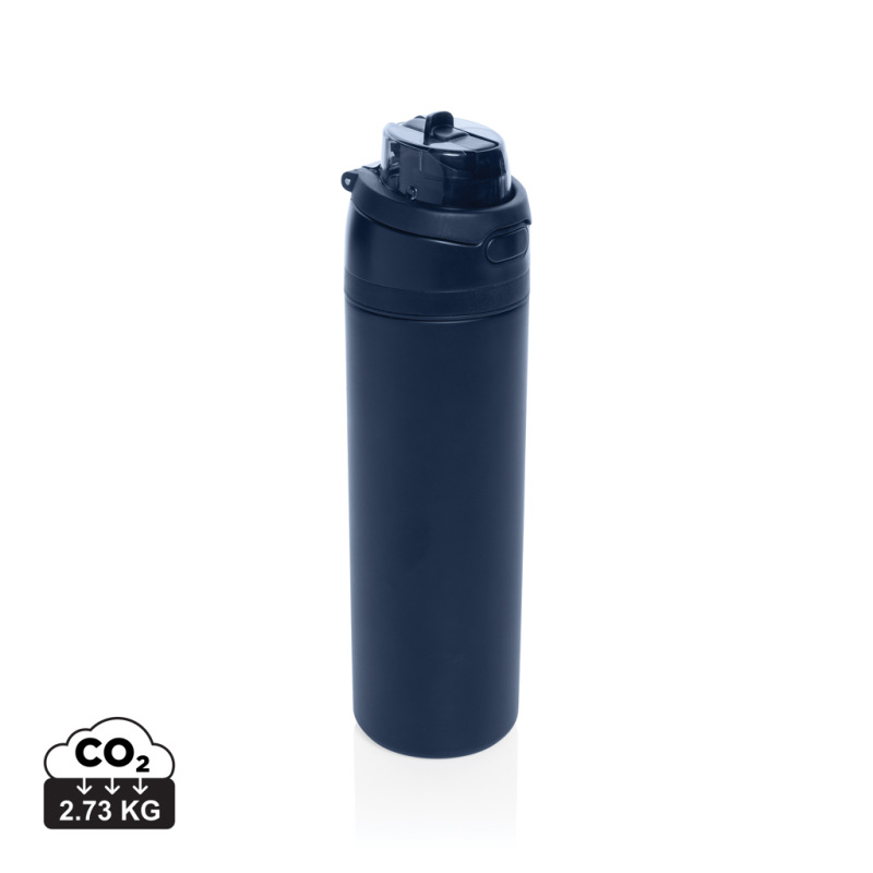 Uzatvárateľná fľaša Omni Sip 720ml z RCS recyklovanej ocele námornícka modrá