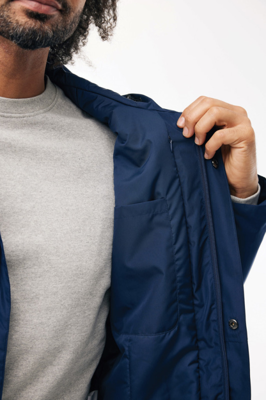 IQONIQ Thelon parka z recyklovaného polyesteru námornícka modrá XL 13