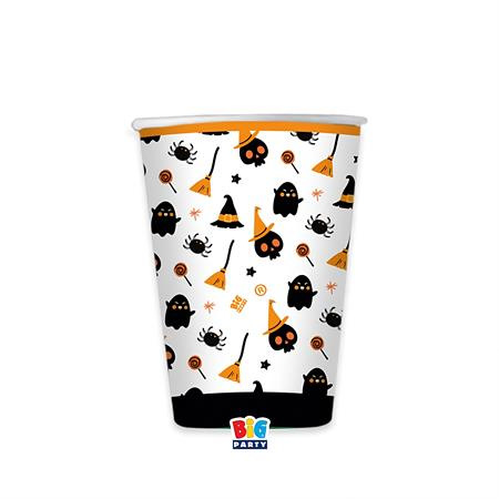 . Pohár, papierový, 250 ml, "Halloween"