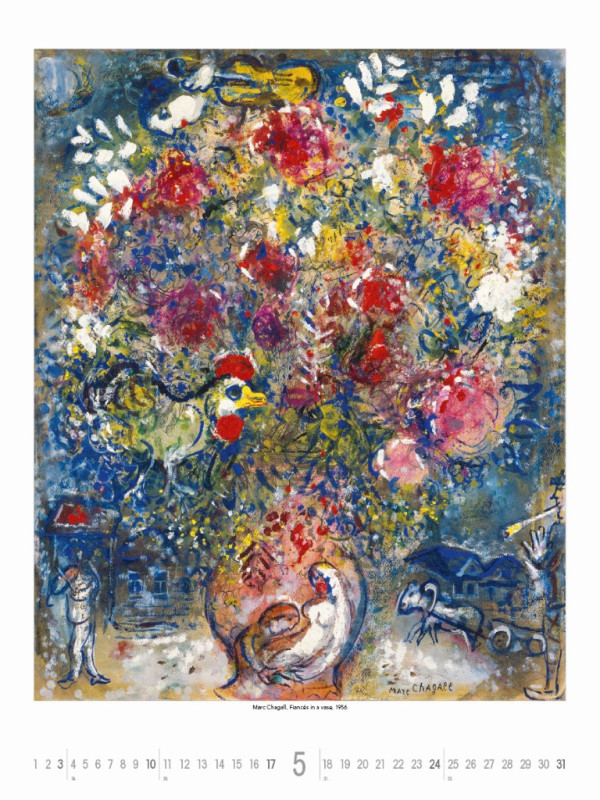 Nástenný kalendár Marc Chagall 2026 5