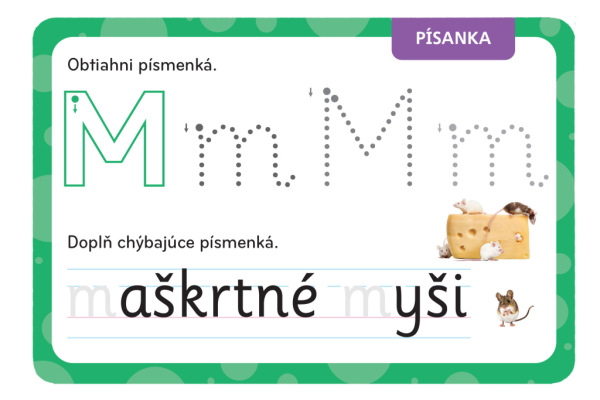 Kúzelný tablet & stierateľné karty – Prvé PÍSANIE 5