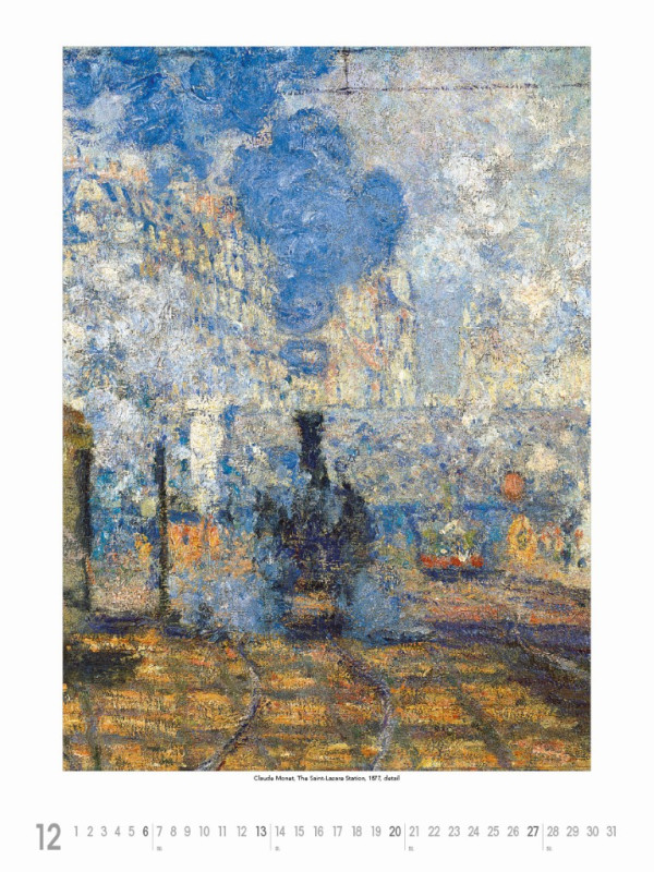 Nástenný kalendár Claude Monet 2026 13