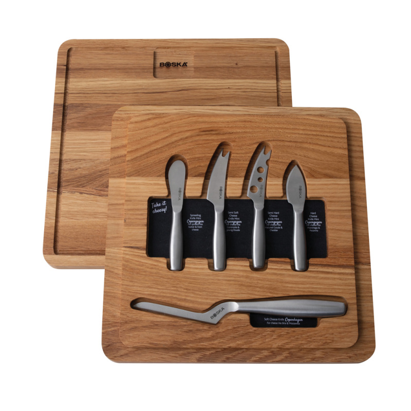 BOSKA Ultimate Cheese Set Small Copenhagen – súprava na syry hnedá 1