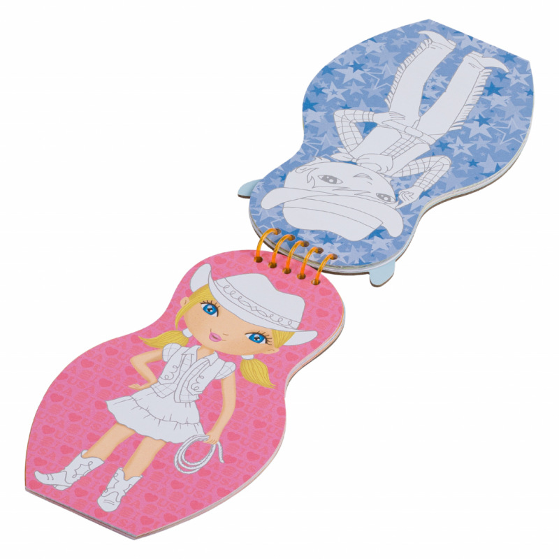 Obliekame americké bábiky AMY – Maľovanky 2