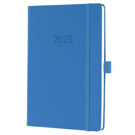 Diár, A5, týždenný, 2025, tvrdá obálka, SIGEL "Conceptum", modrý