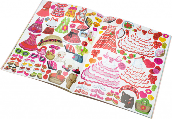 Šaty pre INES – Kniha samolepiek 5