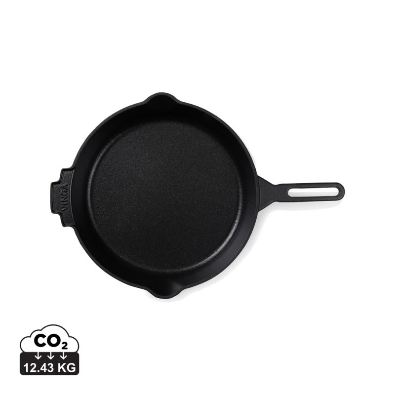 Liatinová skillet panvica VINGA Ardoise, 27cm čierna