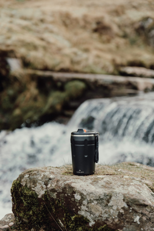 Nordic Drift Trail RCS Uzamyk. a nepriep. hrnček na kávu 350 čierna 13