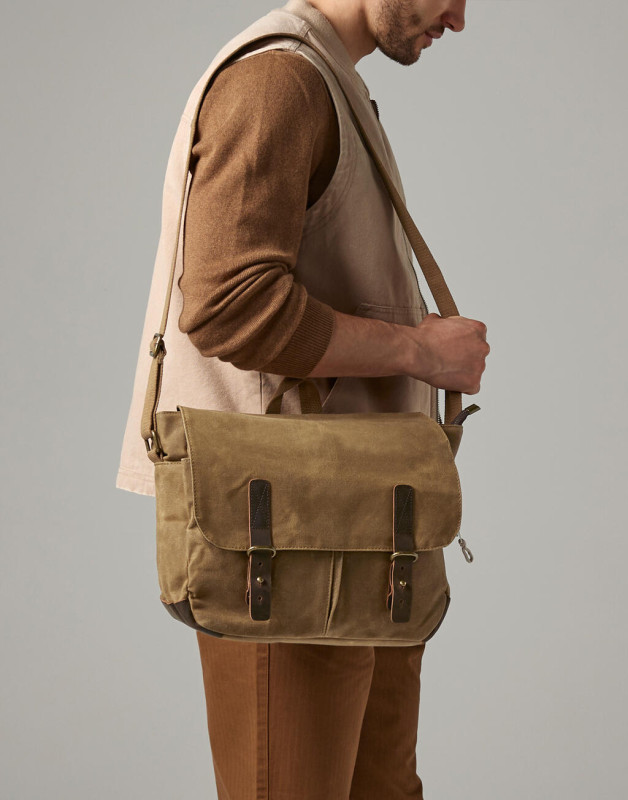 Aktovka Messenger Heritage Waxed Canvas 1