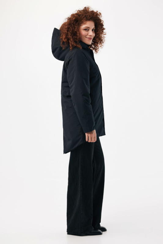 IQONIQ Thelon parka z recyklovaného polyesteru čierna XS 10